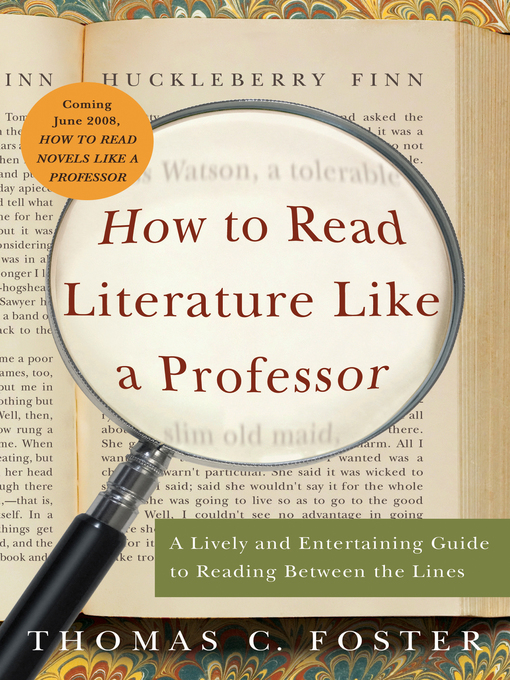 Cover image for How to Read Literature Like a Professor